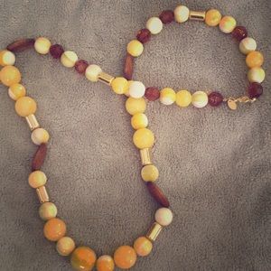 beaded necklace